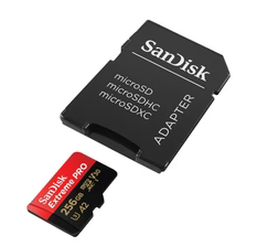 SanDisk Extreme PRO 256GB microSDXC UHS-I memory card