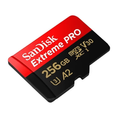 SanDisk Extreme PRO 256GB microSDXC UHS-I memory card